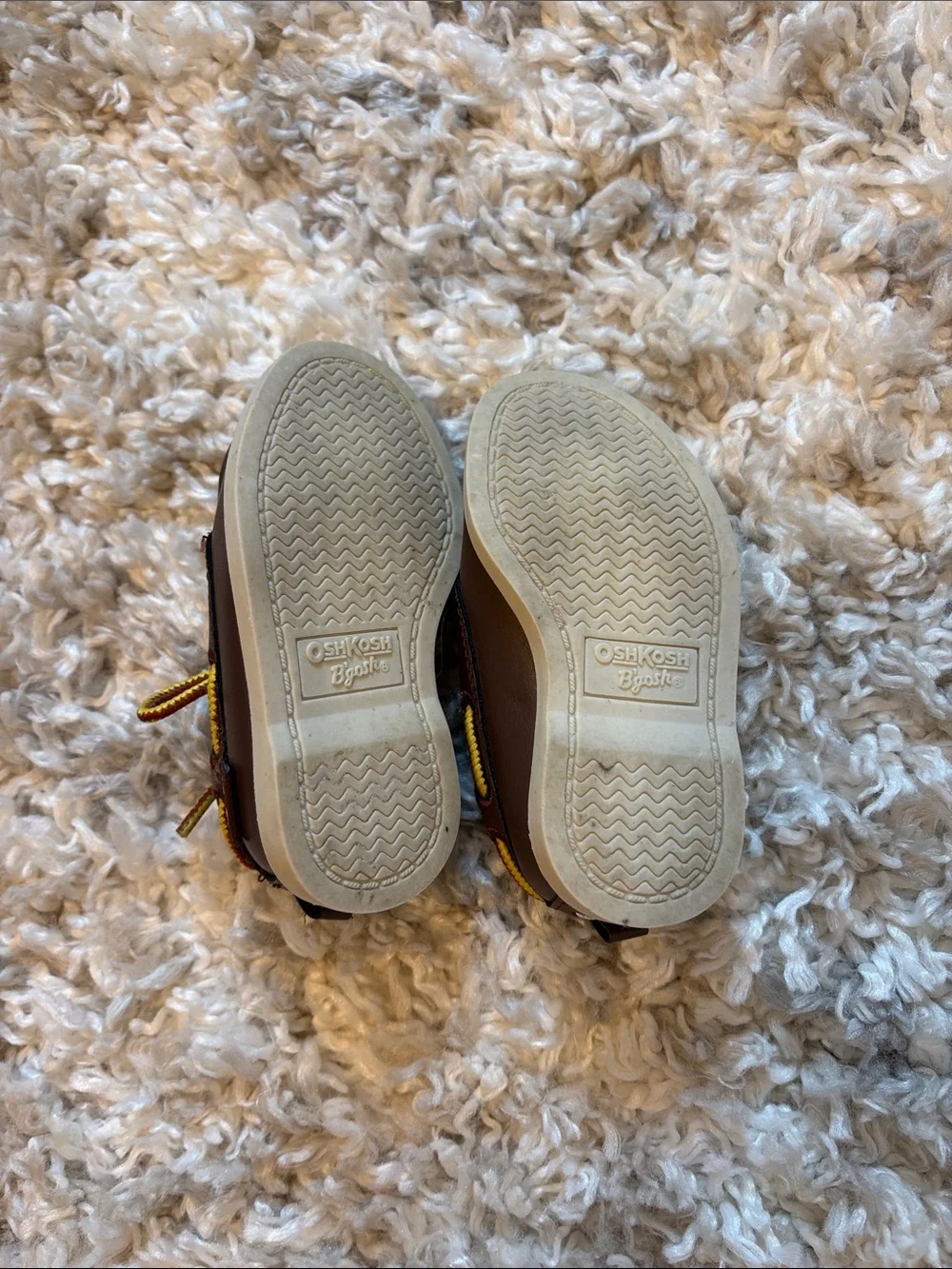 OshKosh B'gosh Brown Kids Boat Shoes